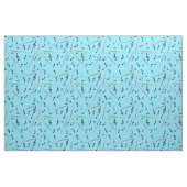 Tissu Notes de musique noire (Fat Quarter)