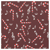 Tissu Notes de musique sucre de canne (fermé)