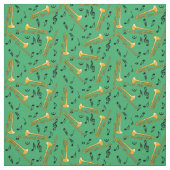 Tissu Notes de musique Trombone (Échantillon)