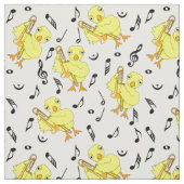 Tissu Notes de musique Trombone Chick (Échantillon)