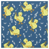 Tissu Notes de musique Trombone Chick (Échantillon)