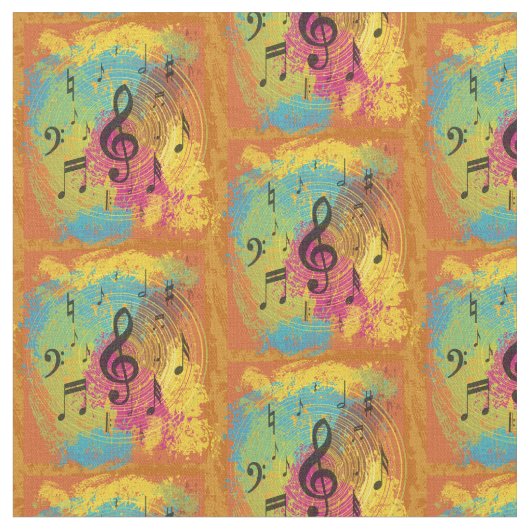Tissu Notes lumineuses de musique sur l'explosion de (Fermer)
