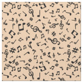 Tissu Notes musicales (fermé)