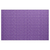 Tissu Notes musicales à la ligne blanche sur le violet (Yard)
