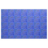 Tissu Notes Musicales Bleues Cordes Et Mots, (Fat Quarter)