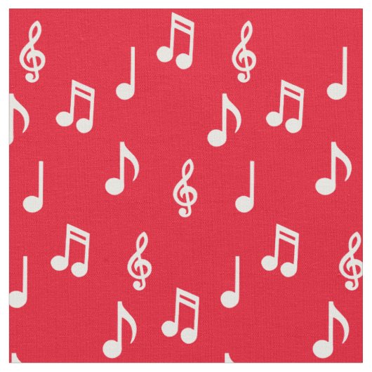 Tissu Notes musicales Cute Musicien enseignant (Fermer)