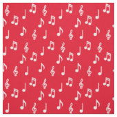 Tissu Notes musicales Cute Musicien enseignant (Échantillon)