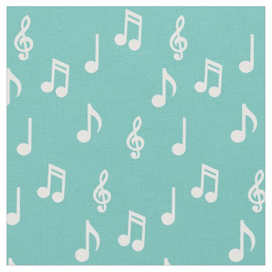 Tissu Notes musicales Cute Musicien enseignant (Fermer)