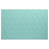 Tissu Notes musicales Cute Musicien enseignant (Fat Quarter)