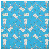 Tissu Notes musicales de Guitare Lines (Échantillon)