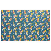 Tissu Notes musicales de Tuba Snowman (Fat Quarter)