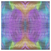 Tissu Notes musicales psychédéliques (Échantillon)