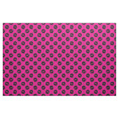 Tissu notes musicales vinyle coeur rose (Yard)