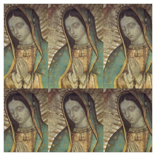 Tissu Notre Dame de la Guadalupe (Échantillon)