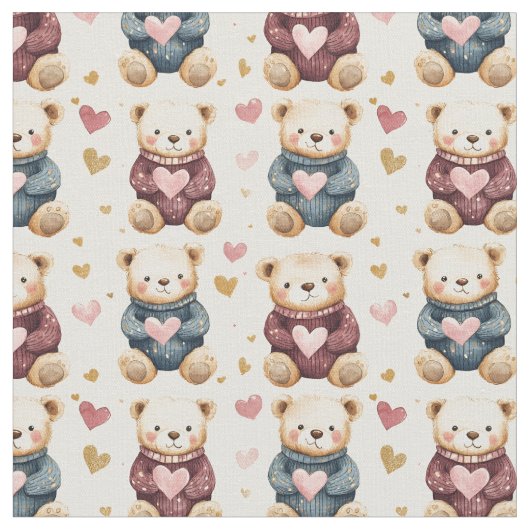 Tissu Nounours transpirés (Fermer)