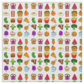 Tissu Nourriture de Kawaii (Échantillon)