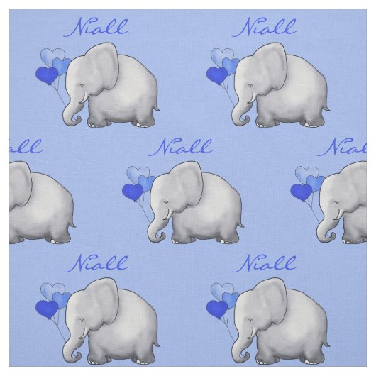 Tissu Nourriture pour bébé éléphant personnalisée (Échantillon)