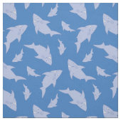 Tissu Nourriture pour bébé requin Décor mignon (Échantillon)