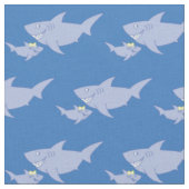 Tissu Nourriture pour bébé requin Décor mignonne (Fermer)