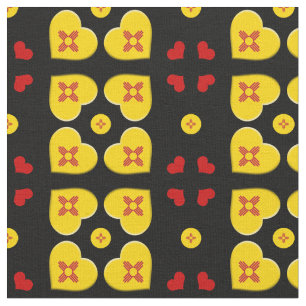 Tissu Nouveau-Mexique Flag & New Mexico Hearts fashion F
