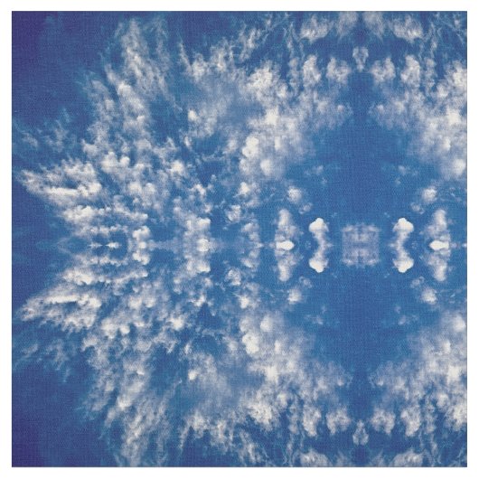 Tissu Nuages à cravate (Fermer)