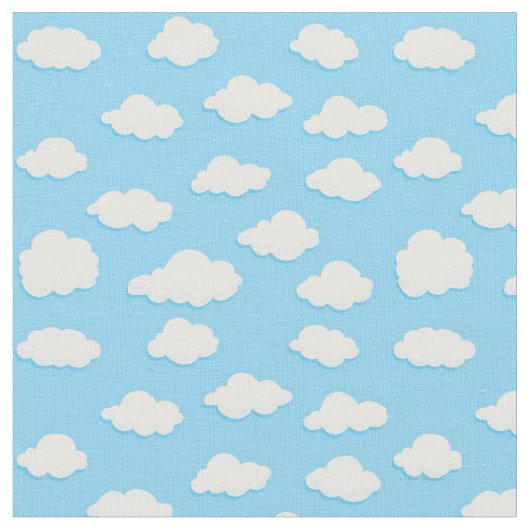 Tissu - Nuages dans le ciel (Fermer)