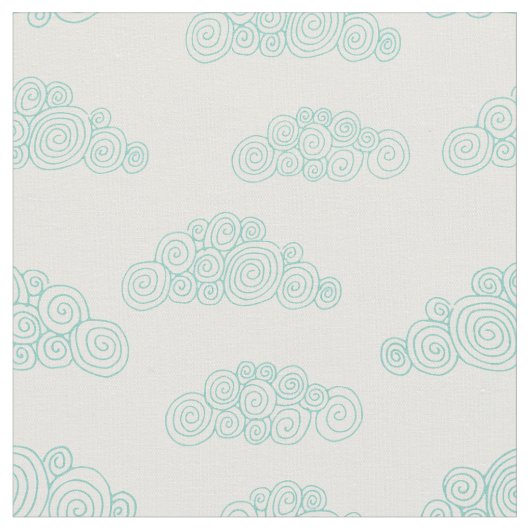 Tissu Nuages de pluie (Fermer)