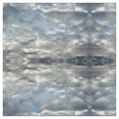 Tissu Nuages de tempête Abstraits (Fermer)