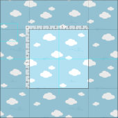 Tissu Nuages et vent (Carreau)