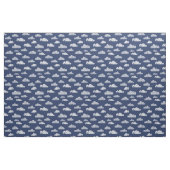 Tissu Nuages texturés sur bleu foncé (Fat Quarter)