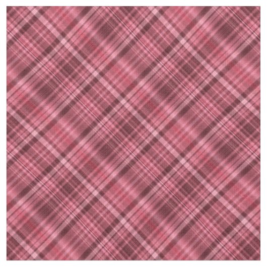 Tissu Nuances de tartan rouge (Fermer)