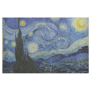 Tissu Nuit étoilée par Vincent Van Gogh