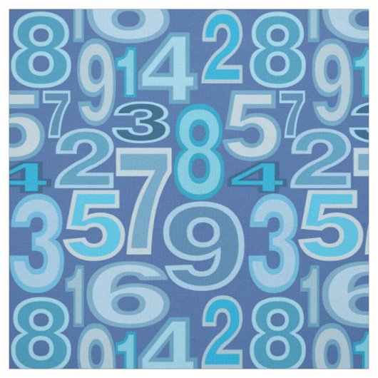 Tissu Number pattern (Échantillon)