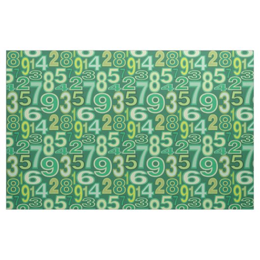 Tissu Number pattern (Fat Quarter)