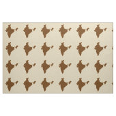 Tissu Nutmeg Spice Modes Inde (Yard)