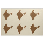 Tissu Nutmeg Spice Modes Inde (Fat Quarter)
