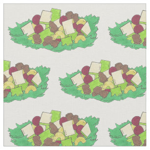 Tissu NYC Fruit Nut Waldorf Salade Pommes Celery Noix