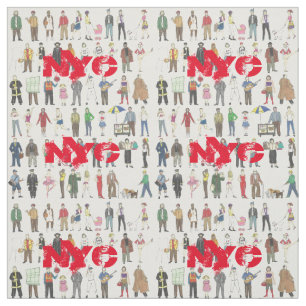 Tissu NYC People New York City Citizen New Yorkais