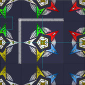 TISSU O.E.S (Carreau)