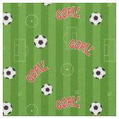 Tissu Objectif de terrain de football et bandes vertes (Fermer)