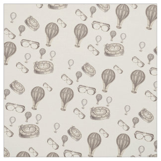 Tissu Objets rêveurs de Steamunk