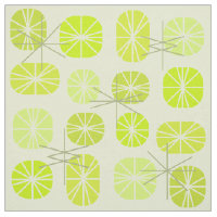 Oblongs Motifs du Moyen-siècle Chartreuse