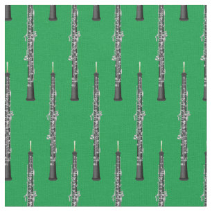 Tissu Oboe Music Musicien Salle Décor Vert