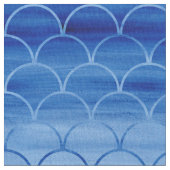 Tissu Obscurité au motif bleu-clair d'échelle (fermé)