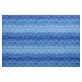 Tissu Obscurité au motif bleu-clair d'échelle (Fat Quarter)