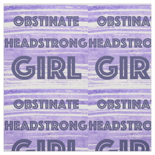 TISSU OBSTINER HEADSTRONG FILLE COUSSIN PURPLE (Échantillon)