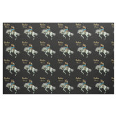 Tissu occidental de cavalier de Bronc de cowboy de (Fat Quarter)