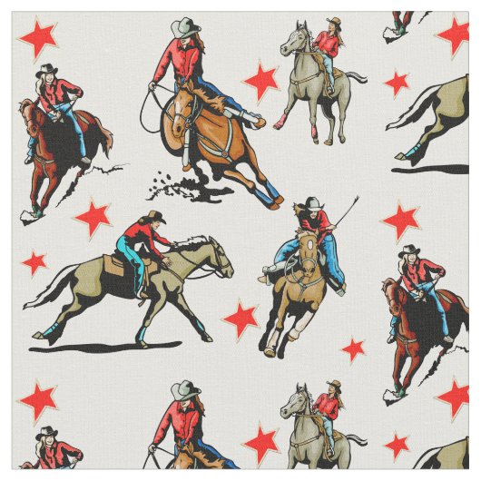 Tissu occidental de conception de chevaux (Fermer)