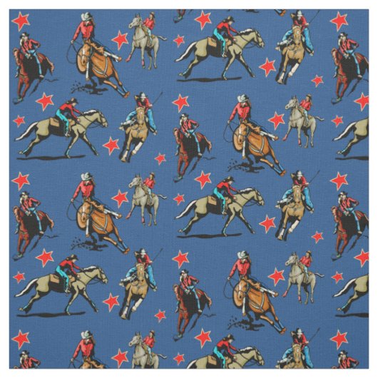 Tissu occidental de conception de chevaux (Échantillon)
