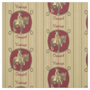 Tissu occidental de cow-girl vintage